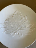 Plate Dinner no Rim With Flower